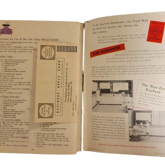VTG Cookbooks Wear-Ever New Method 1953 Festive Foods 1991 Regal Royal Diamond - Picture 6 of 16